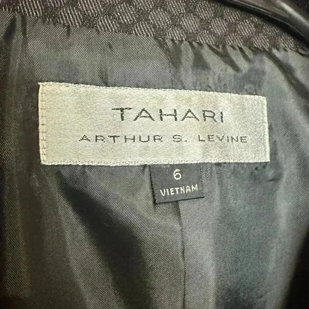 NWT TAHARI Blazer Arthur S. Levine women’s Size 6 cropped business blazer jacket - Picture 10 of 11